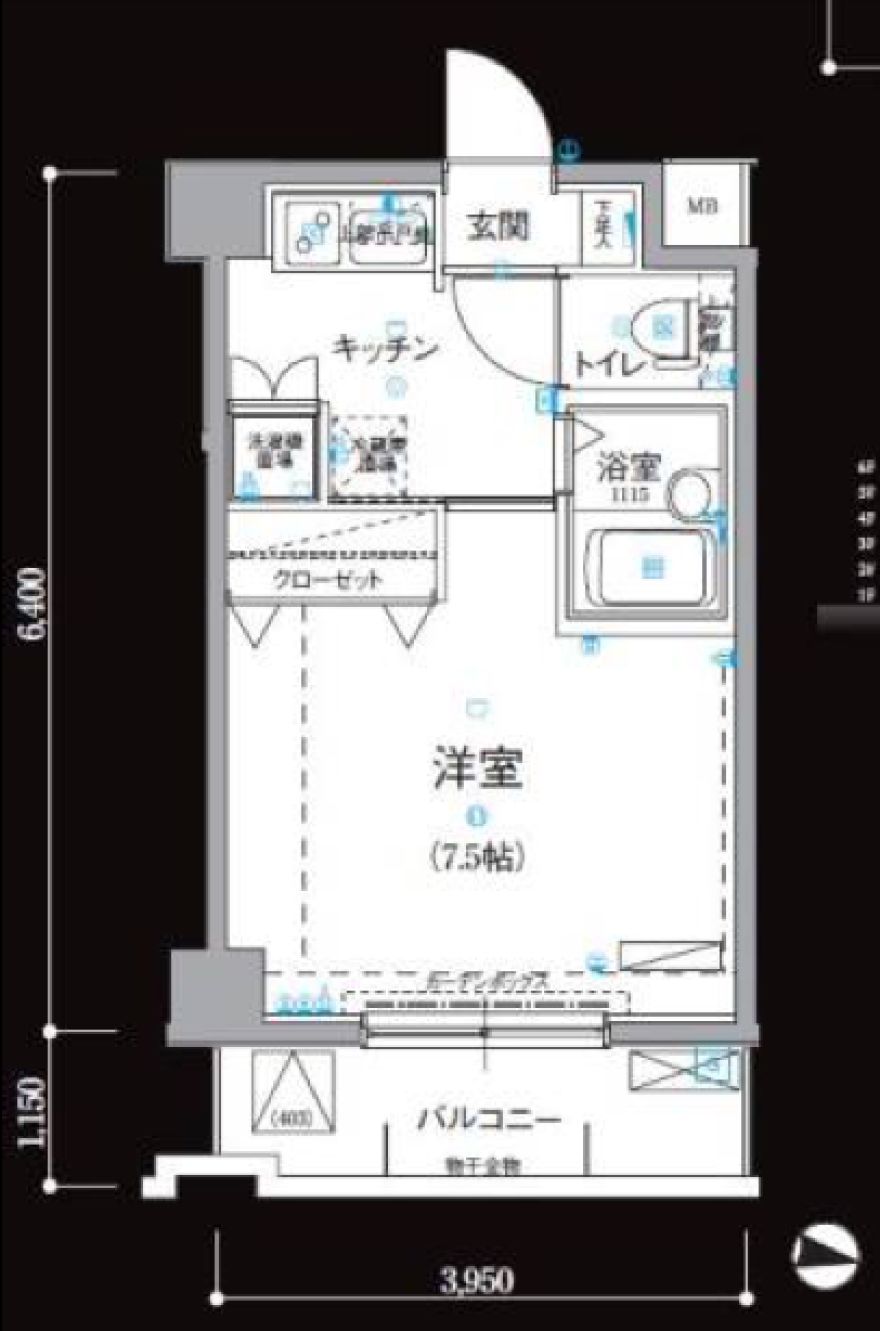 物件名の間取り図