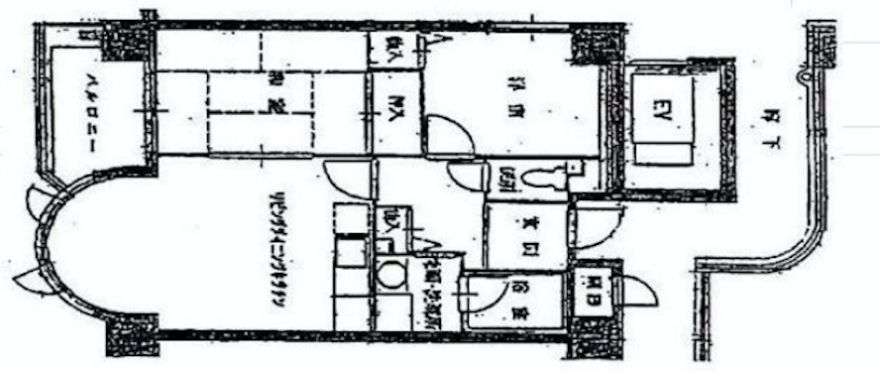 物件名の間取り図