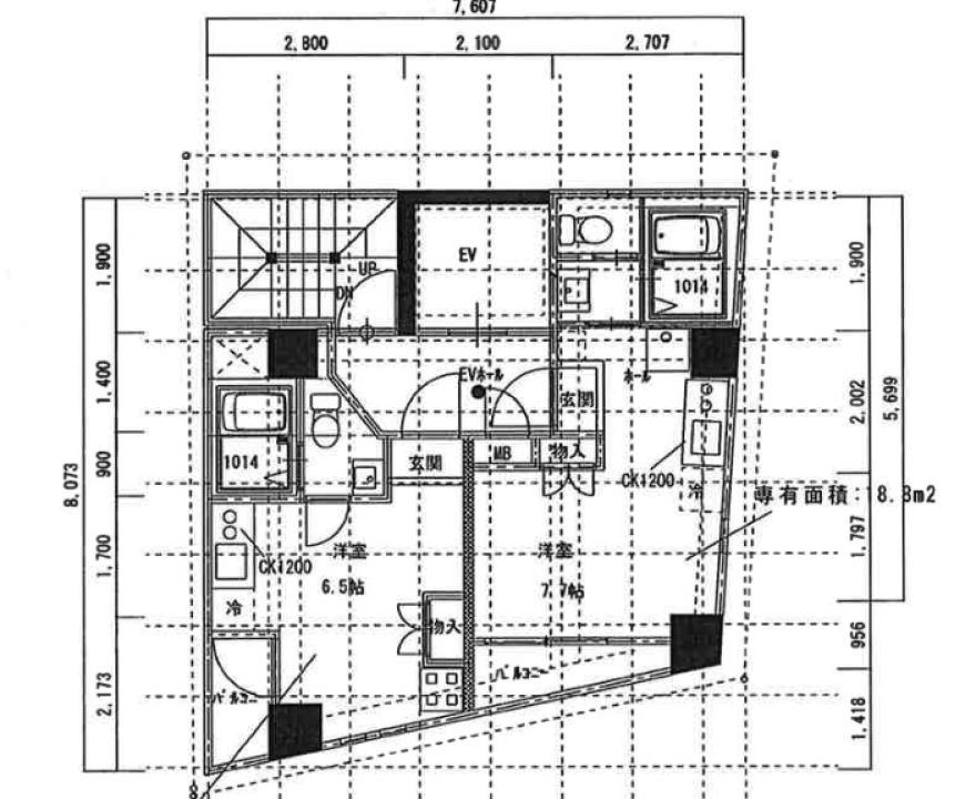物件名の間取り図