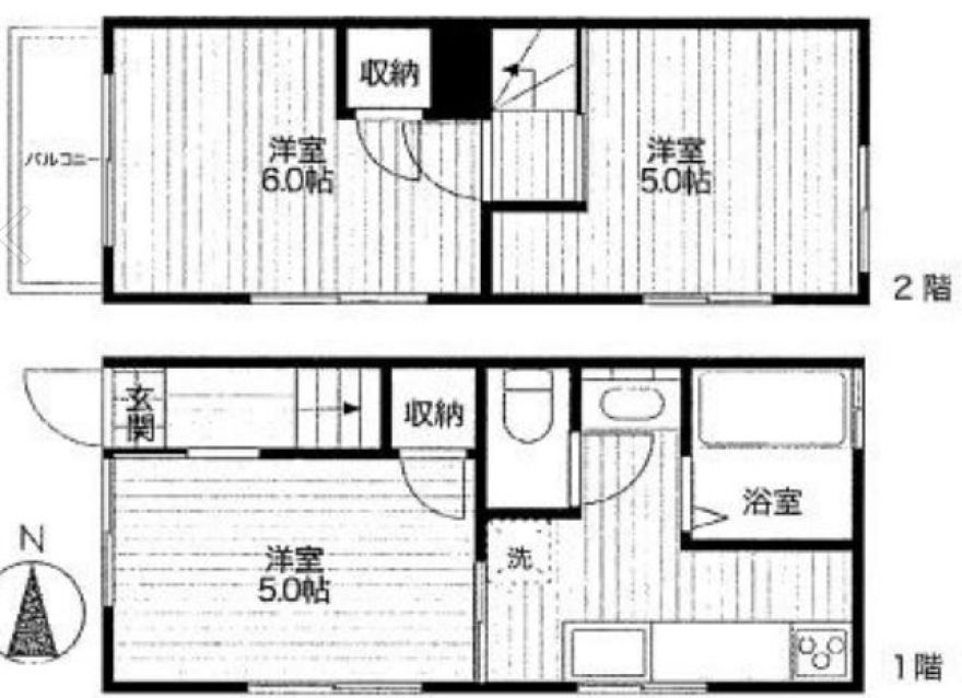 物件名の間取り図