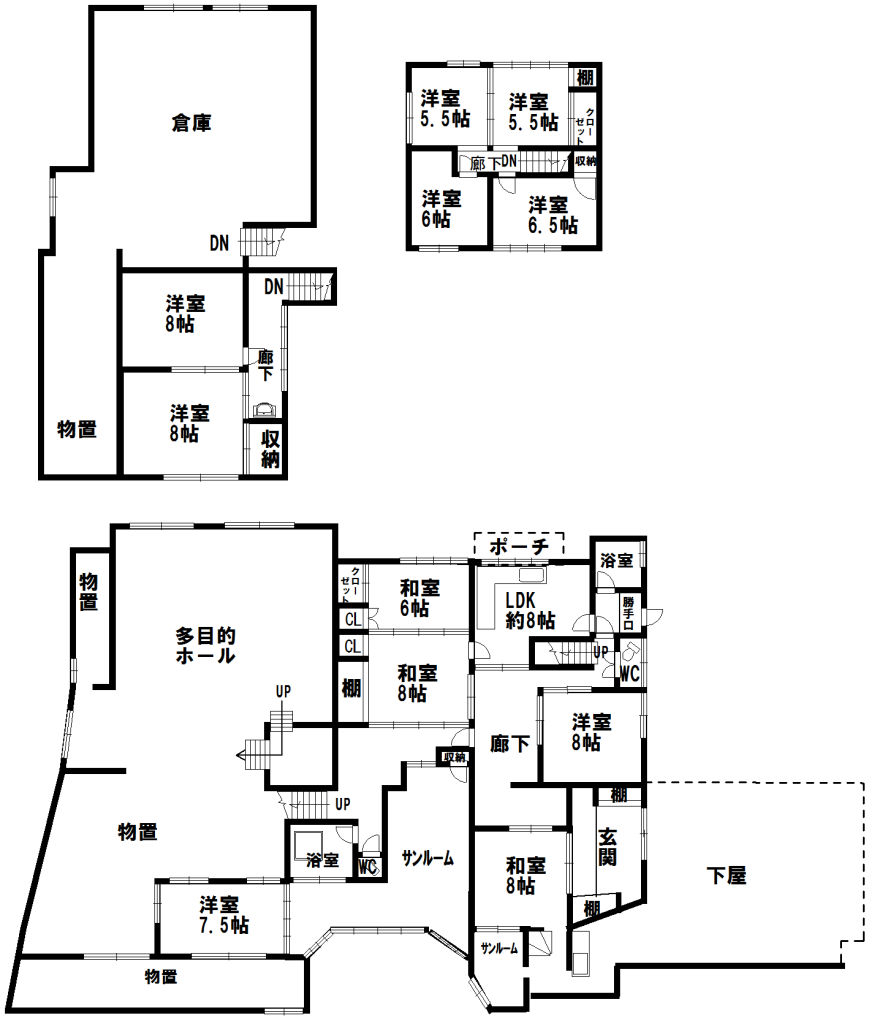 物件名の間取り図