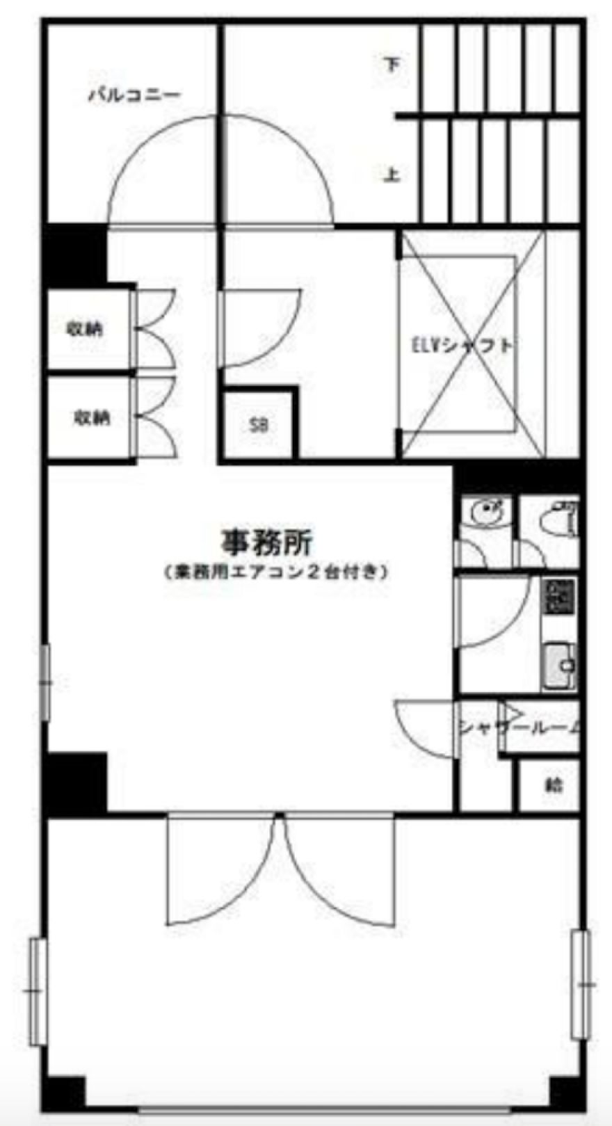 物件名の間取り図