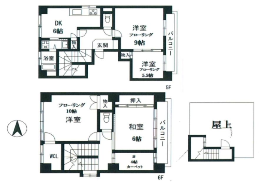 物件名の間取り図