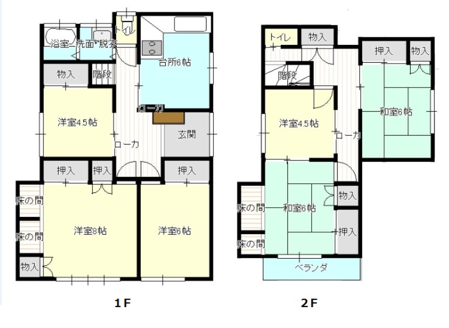 物件名の間取り図