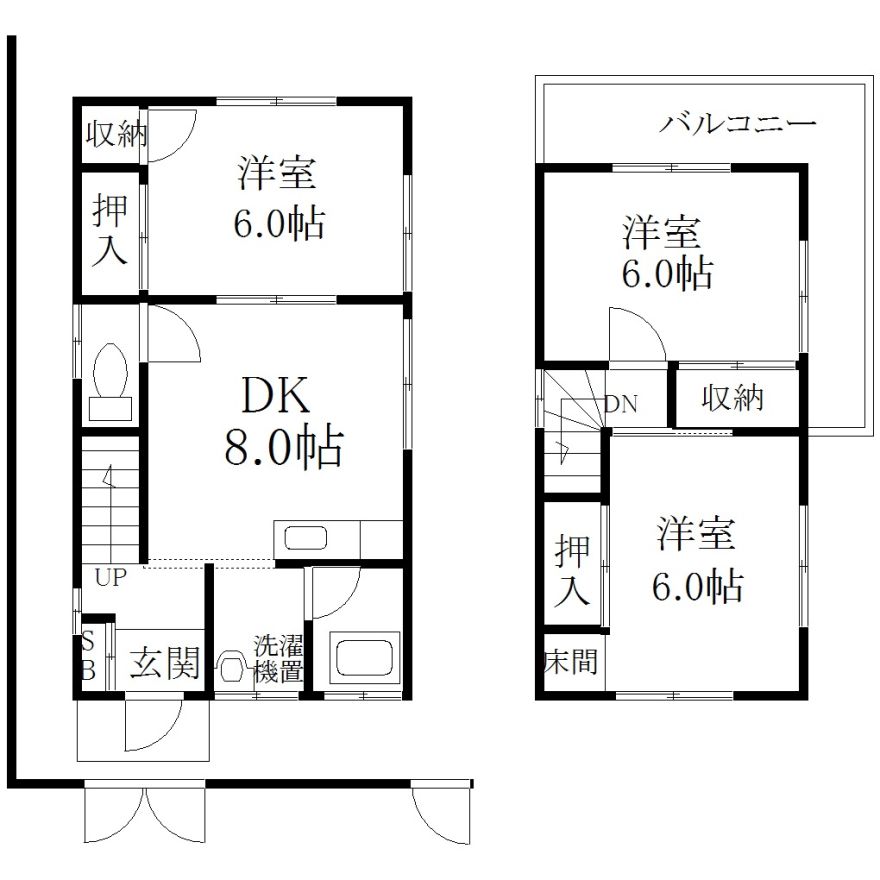 物件名の間取り図