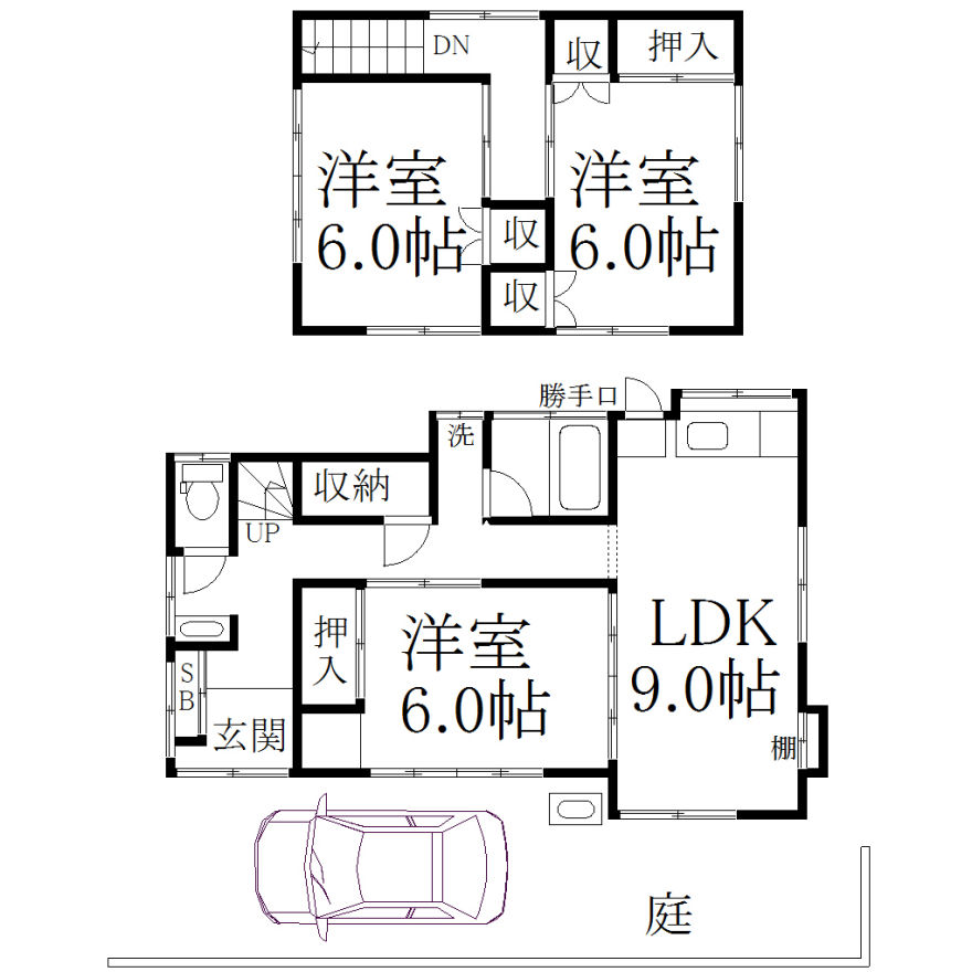 物件名の間取り図