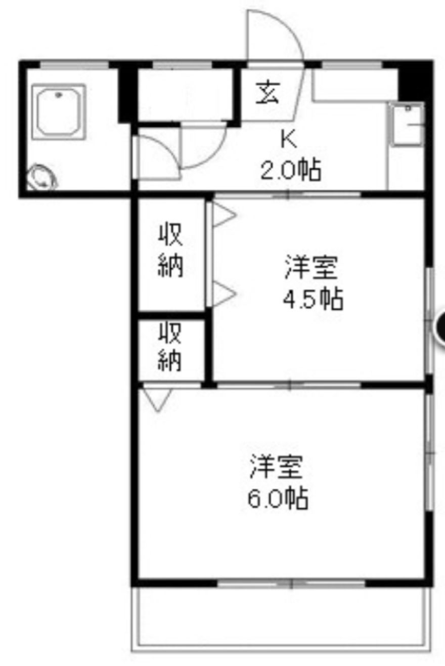 物件名の間取り図