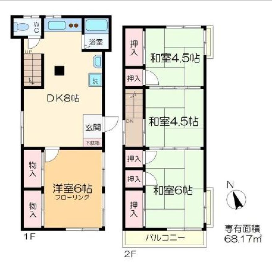 物件名の間取り図