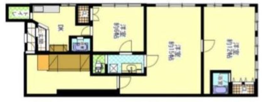 物件名の間取り図