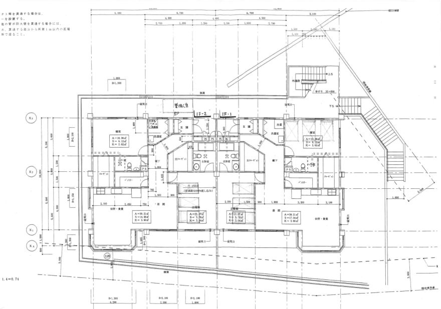 物件名の間取り図