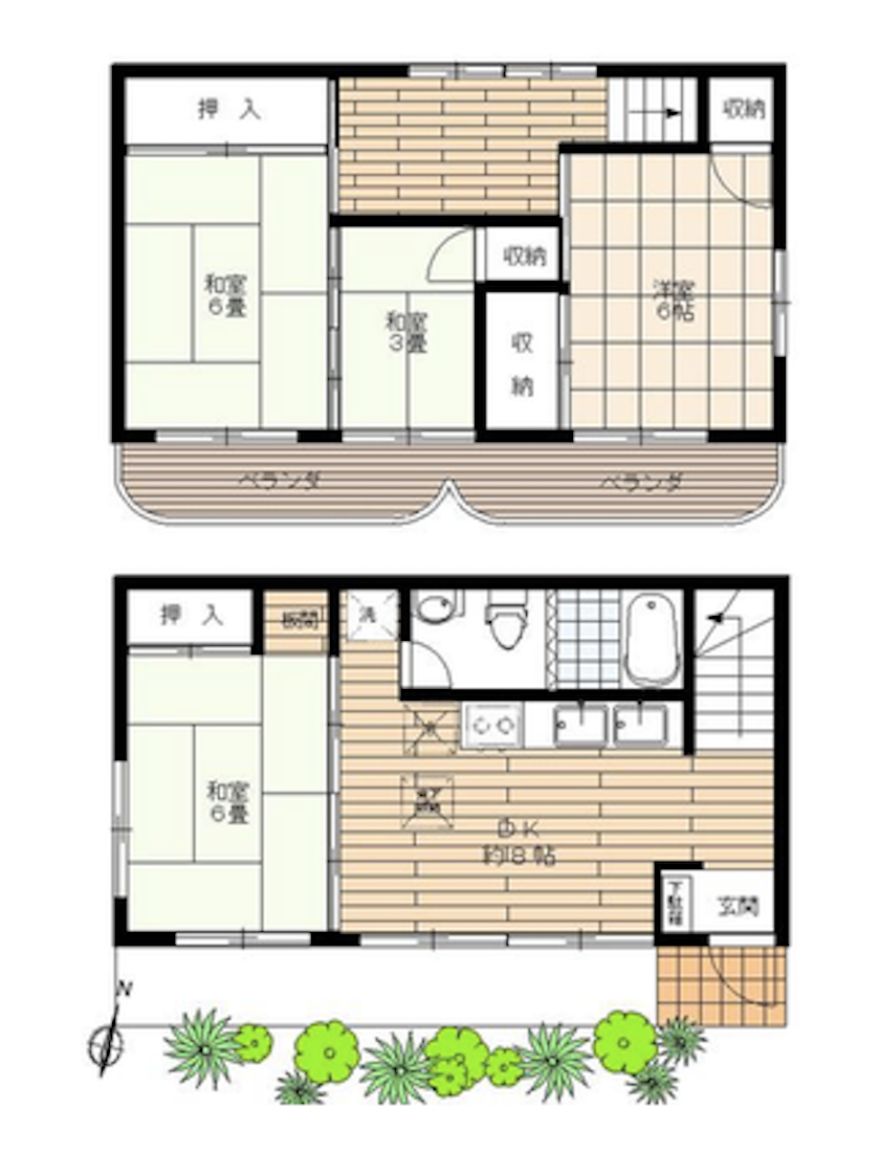 物件名の間取り図
