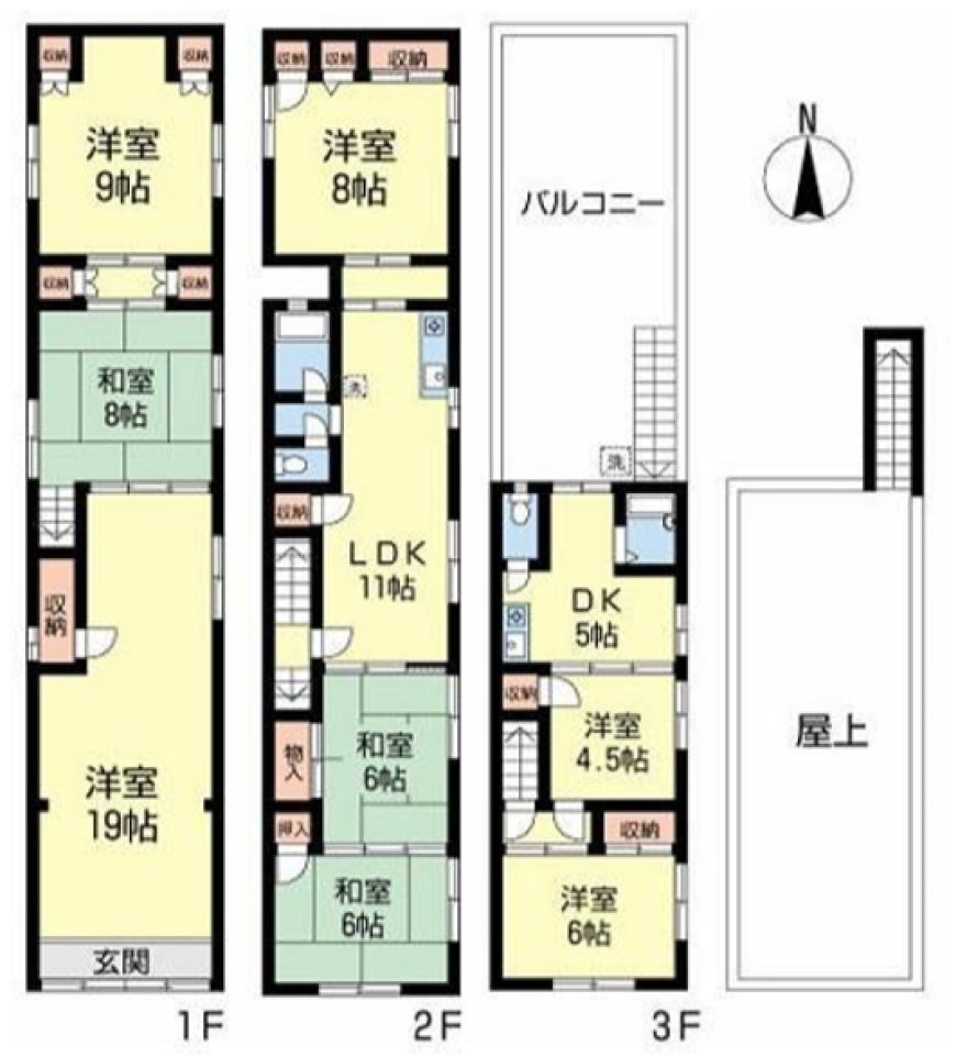 物件名の間取り図