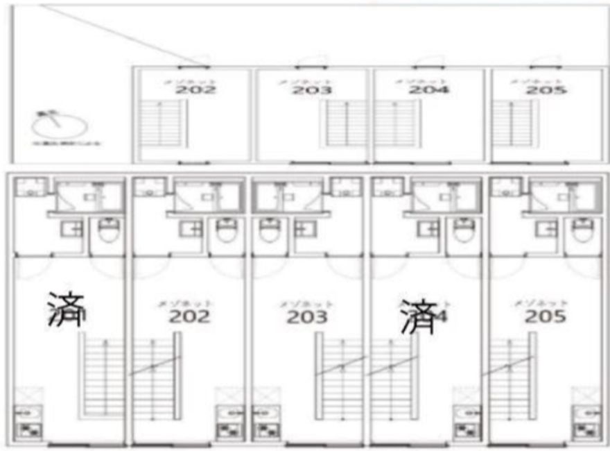 物件名の間取り図