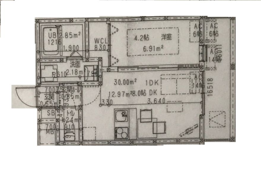 物件名の間取り図