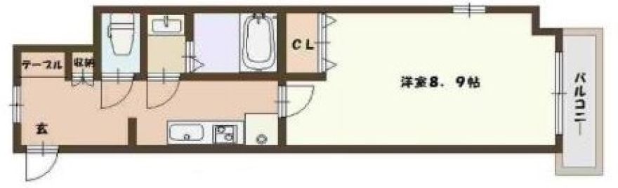 物件名の間取り図