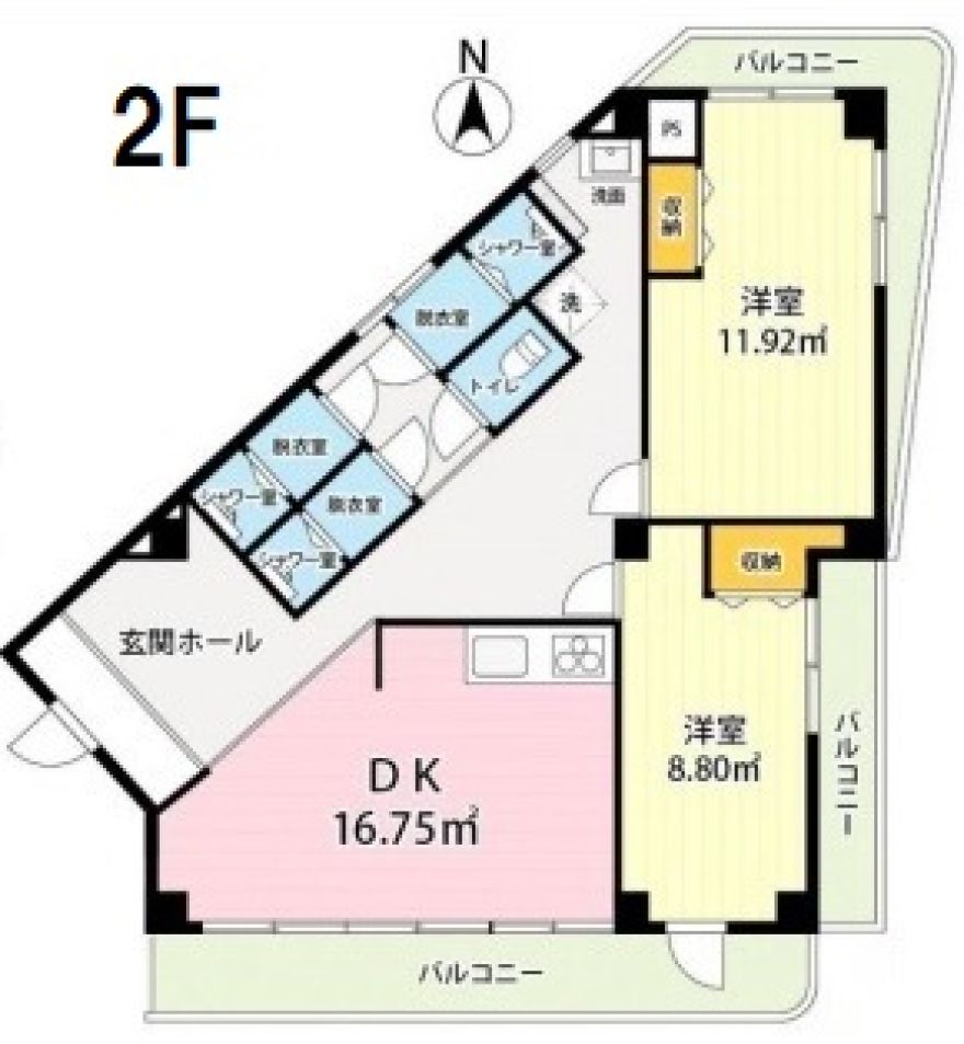 物件名の間取り図