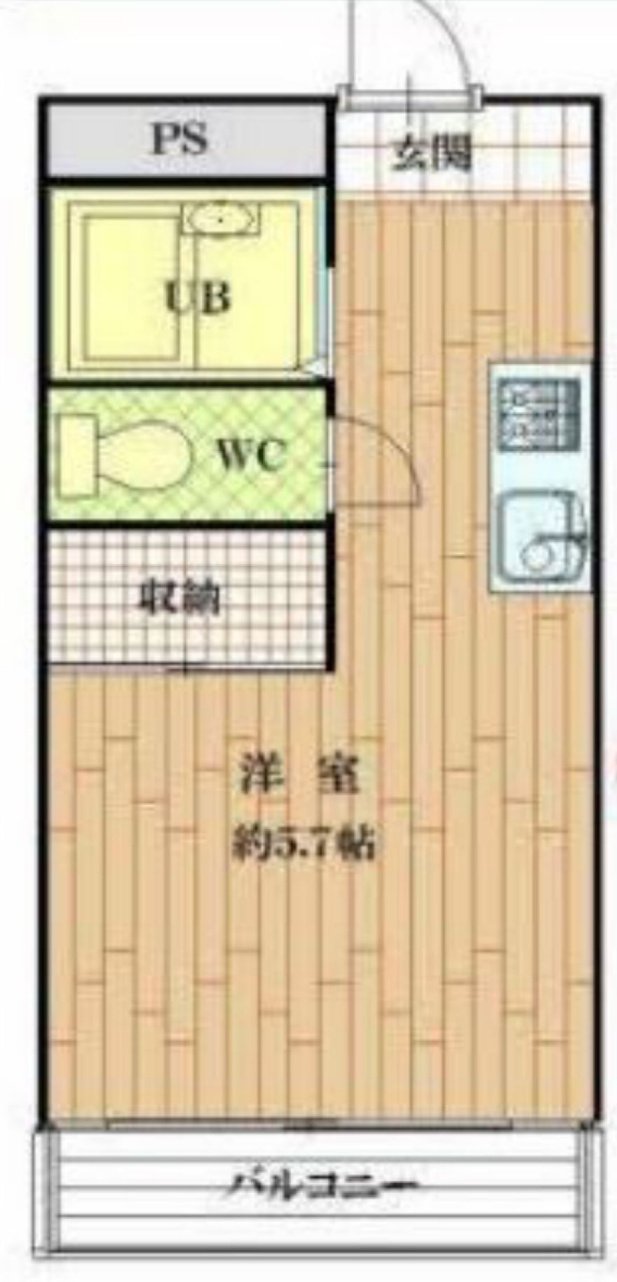 物件名の間取り図