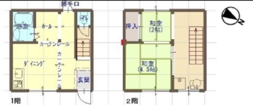 物件名の間取り図