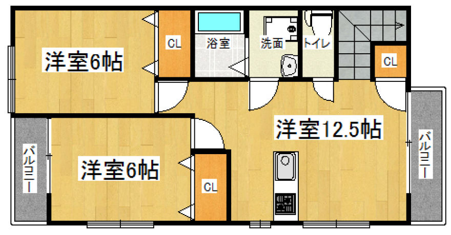 物件名の間取り図