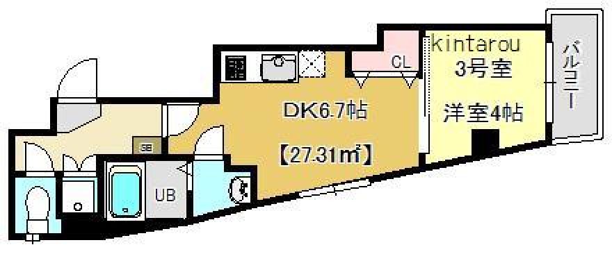物件名の間取り図