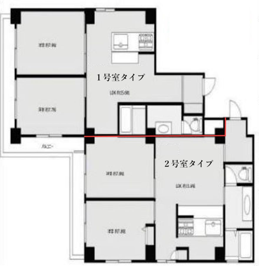 物件名の間取り図