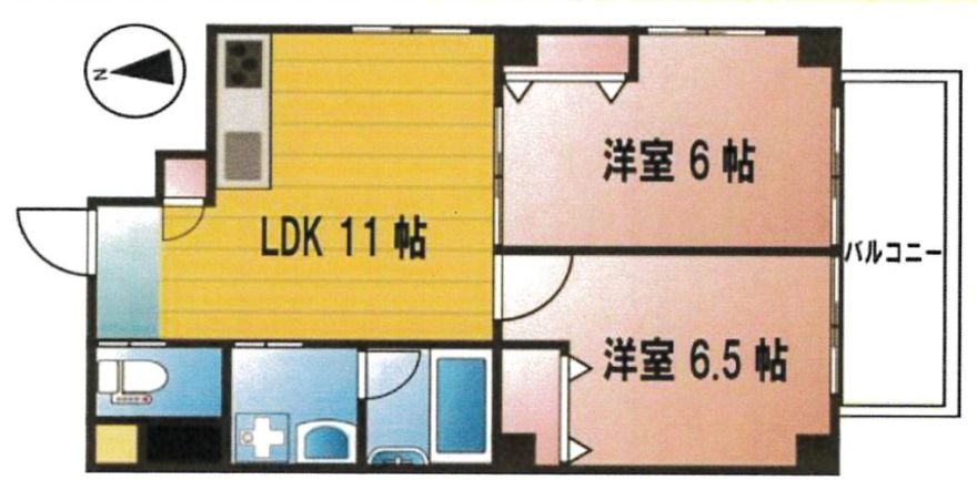 物件名の間取り図