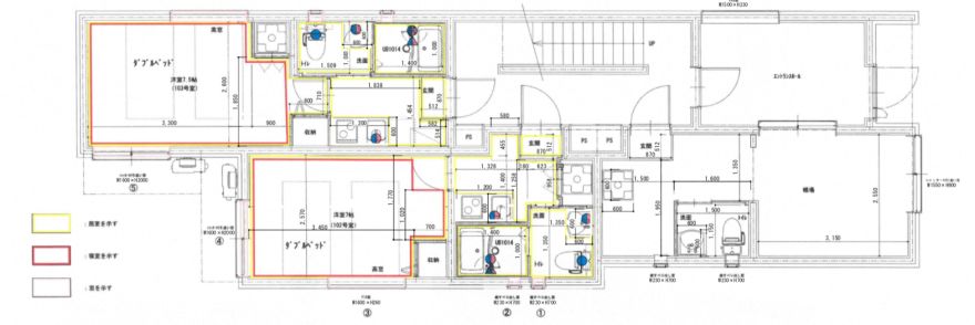 物件名の間取り図