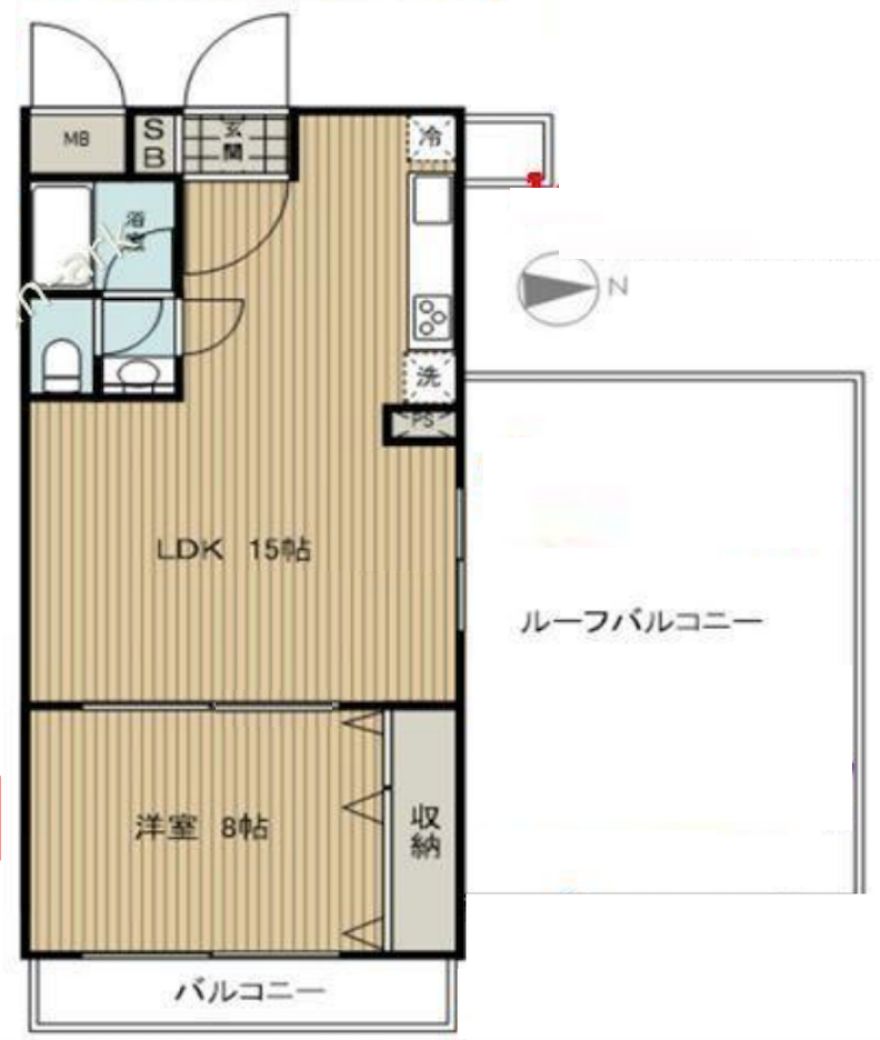 物件名の間取り図