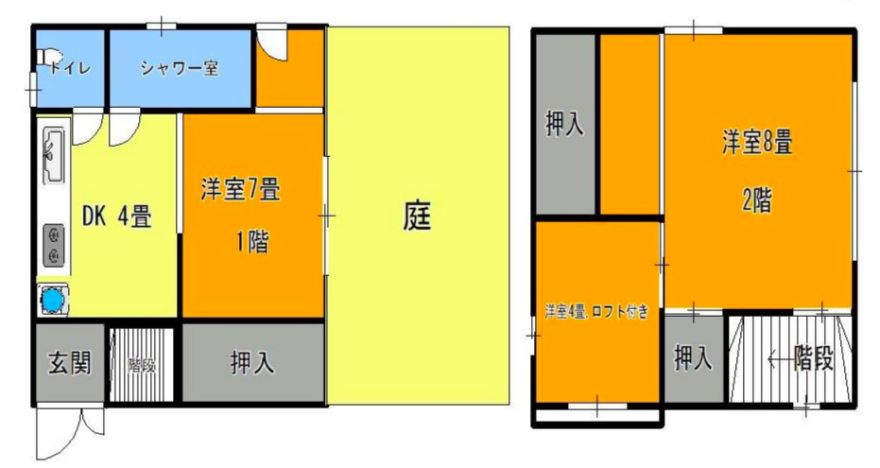 物件名の間取り図
