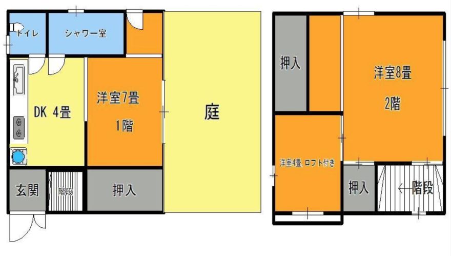 物件名の間取り図
