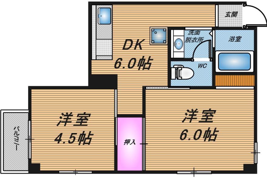 物件名の間取り図