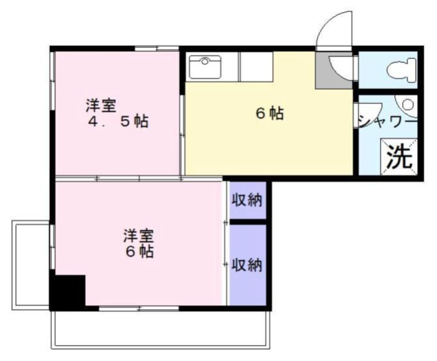物件名の間取り図