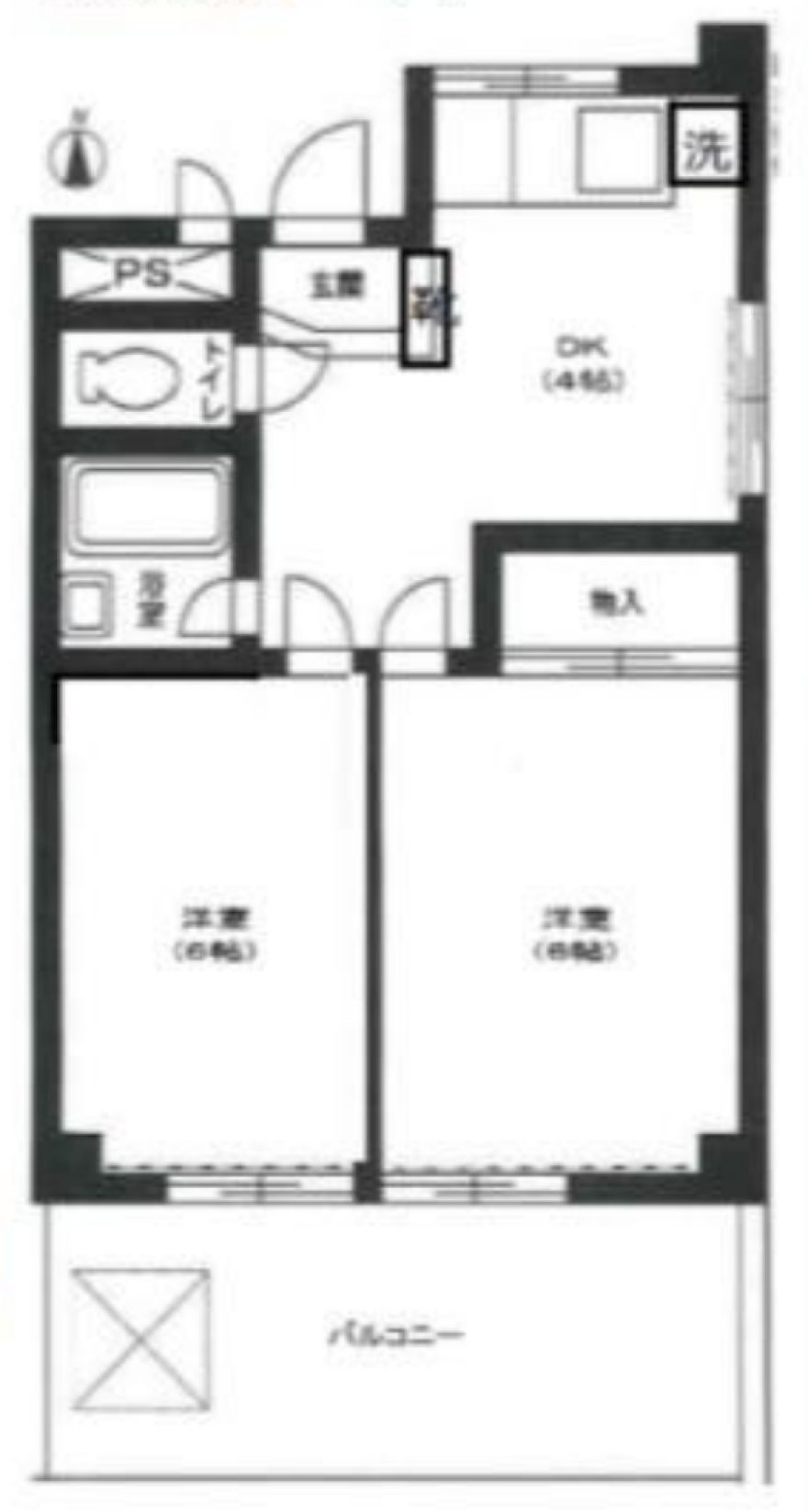 物件名の間取り図