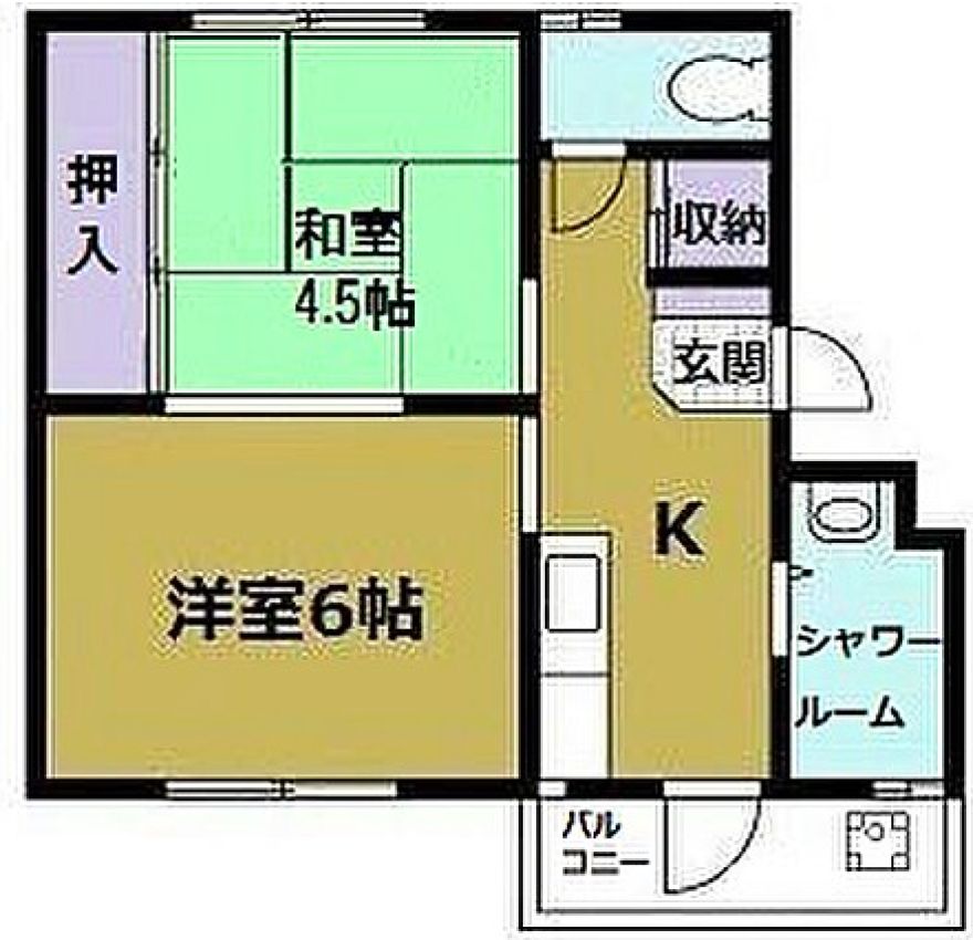 物件名の間取り図