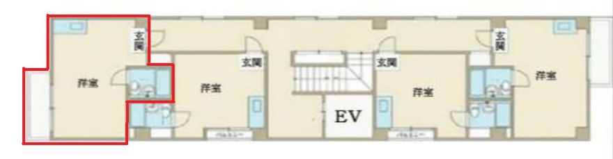 物件名の間取り図