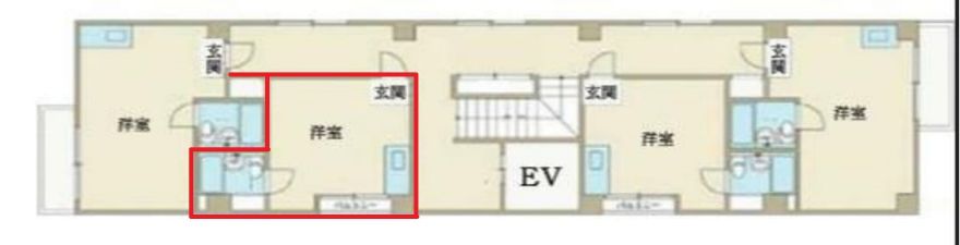 物件名の間取り図