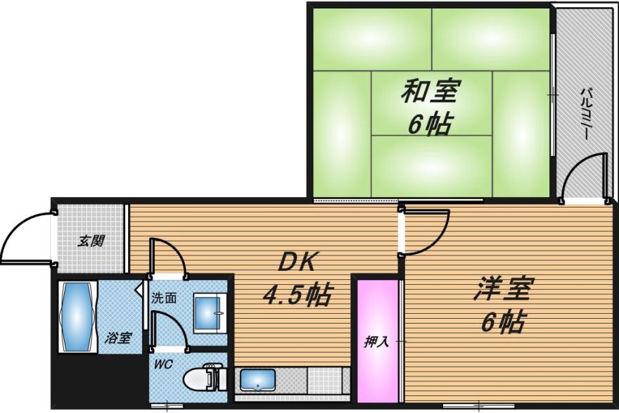 物件名の間取り図