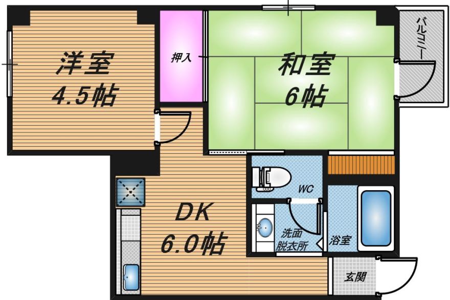 物件名の間取り図