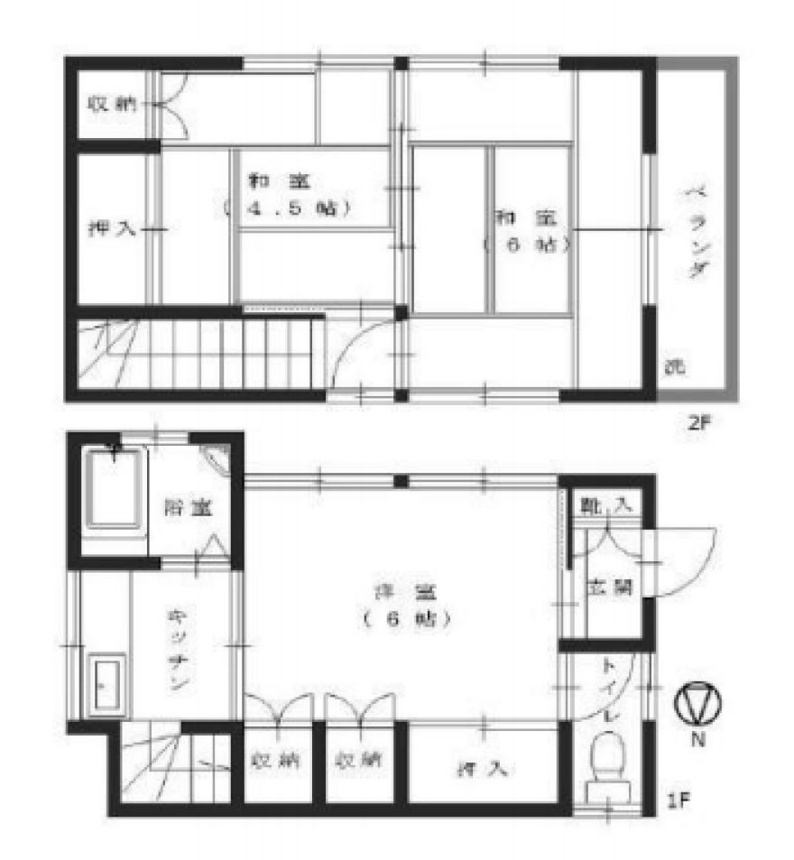 物件名の間取り図