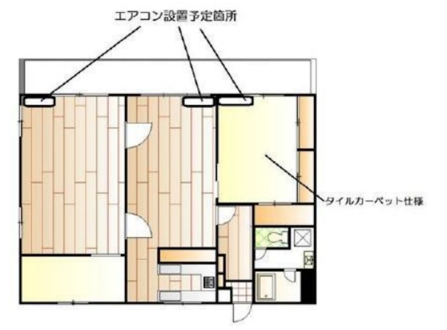物件名の間取り図