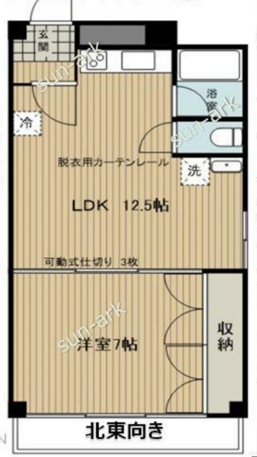 物件名の間取り図