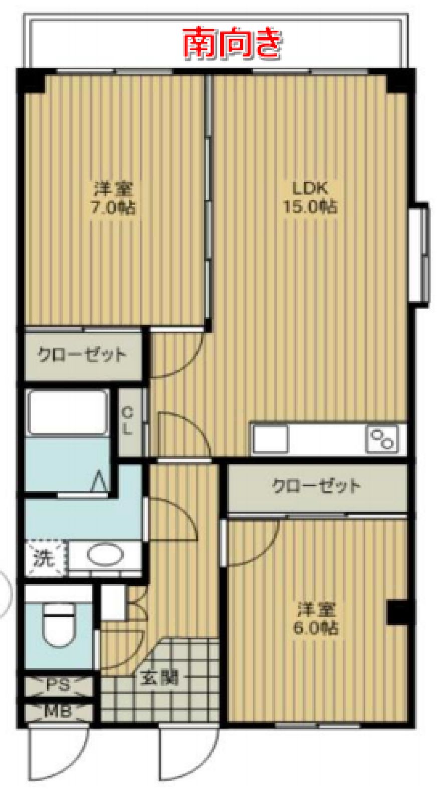 物件名の間取り図