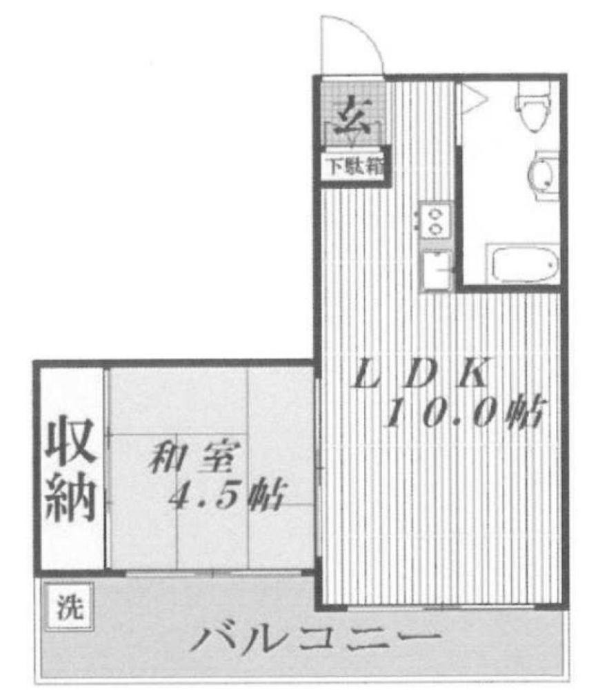 物件名の間取り図