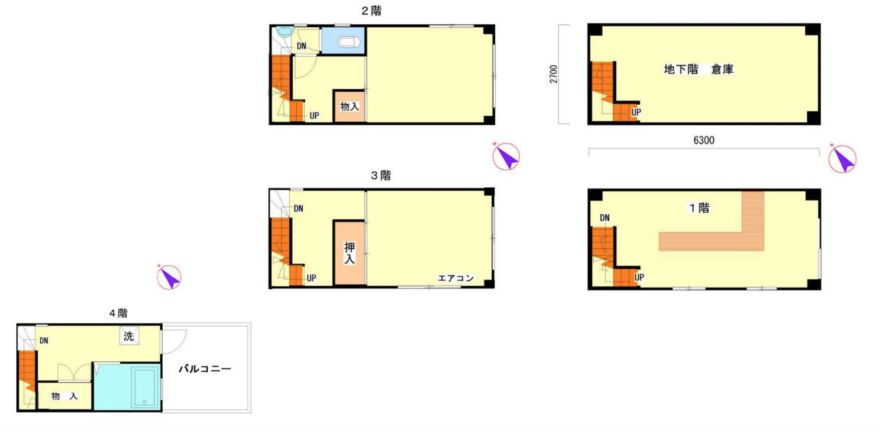 物件名の間取り図