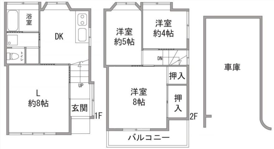 物件名の間取り図