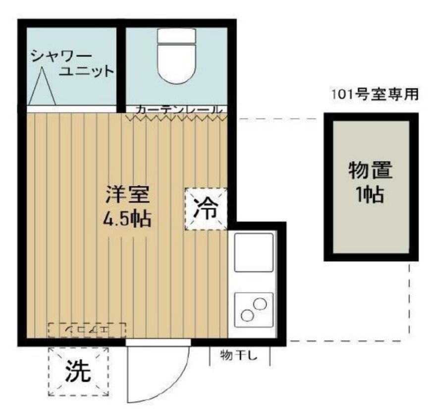 物件名の間取り図