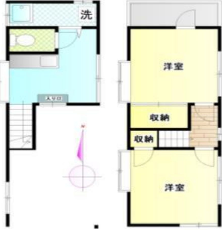物件名の間取り図