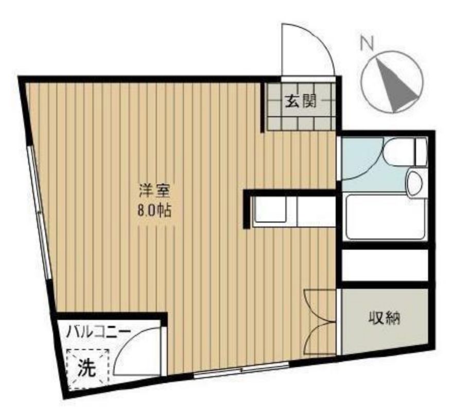 物件名の間取り図