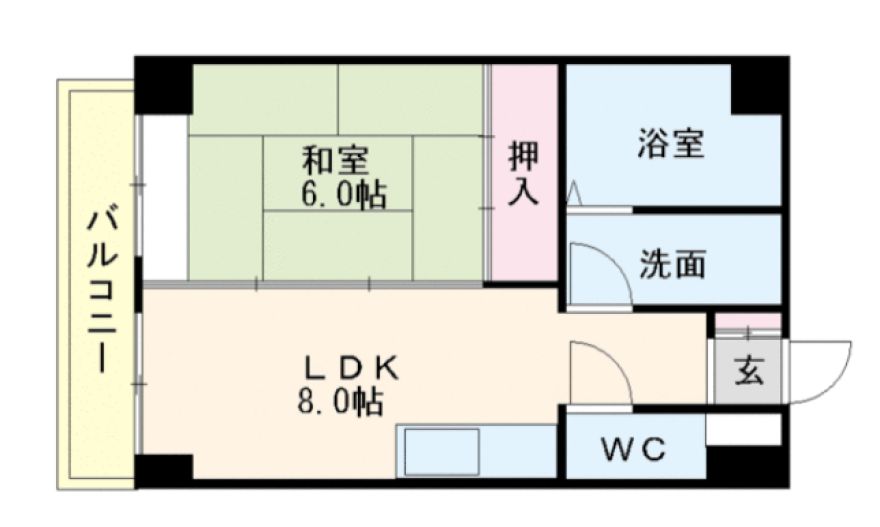物件名の間取り図