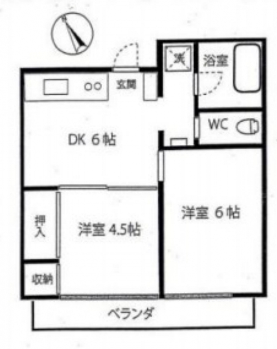 物件名の間取り図